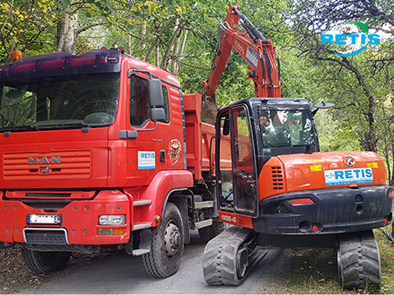 terrassement TP , tranchée Toulon PACA