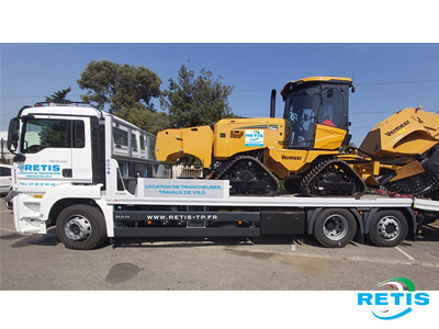 trancheuse scie à rocher Vermeer rtx 1250 i2 quads