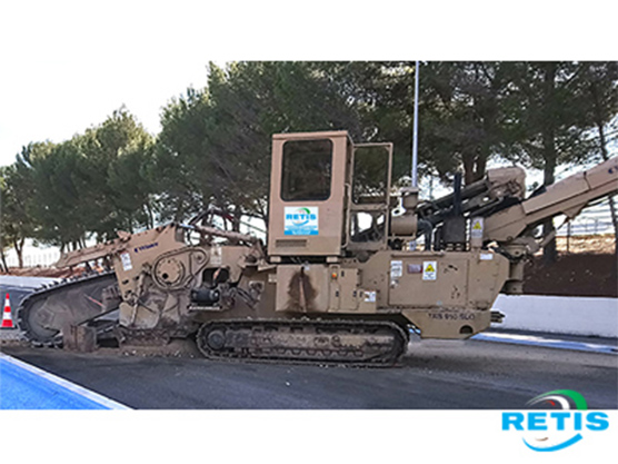 Location Trancheuse de sol à chaine Tesmec 950 SLO 