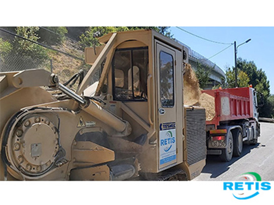 Location Trancheuse de sol à chaine Tesmec 700 B 