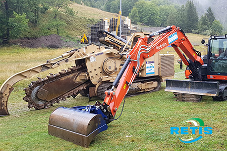 Demande devis location trancheuse sol tp avec chauffeur France